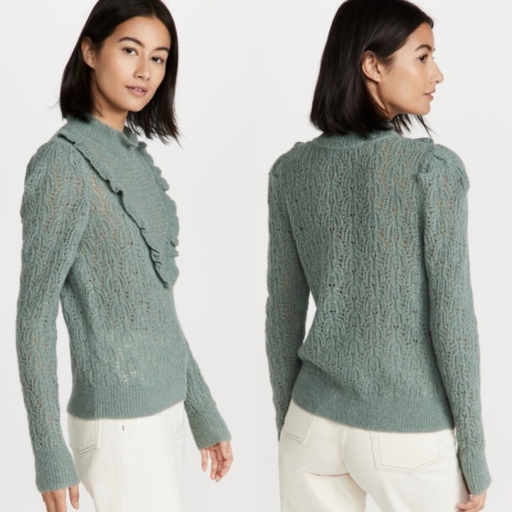 NWT Veronica Beard Sorina Sweater in Sage Green